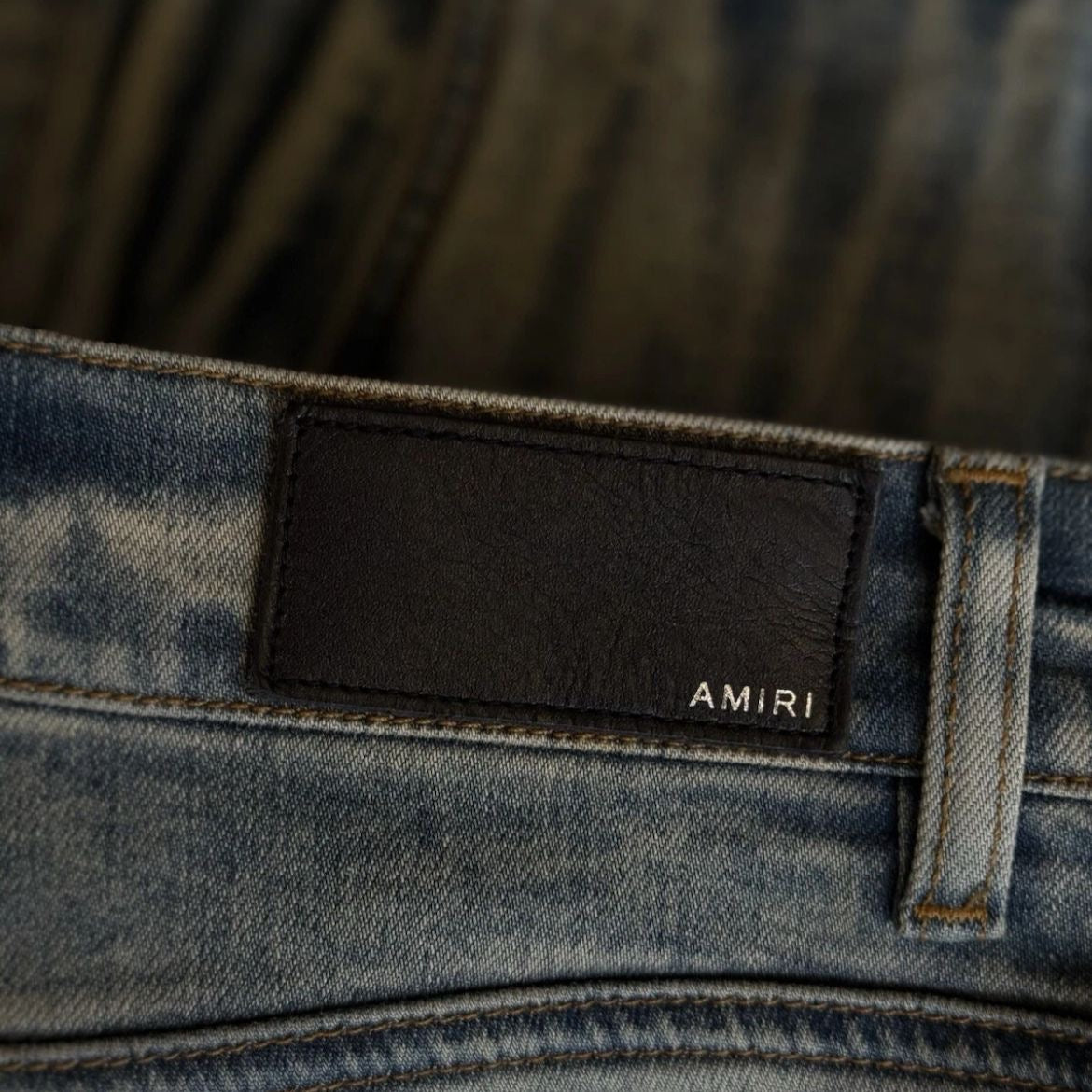 Amiri Jeans 100% Authentic Black Leg Logo Quick Shipping